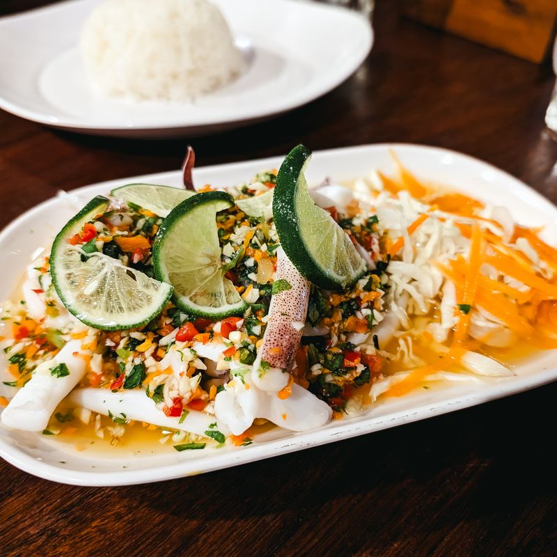 Thai Mango and Sticky Rice Salad with Chili and Coconut