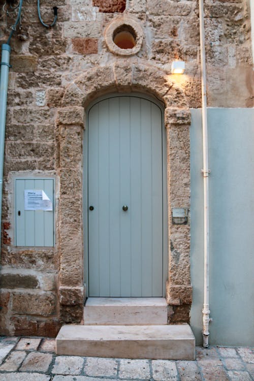 Free stock photo of blue, door, old building
