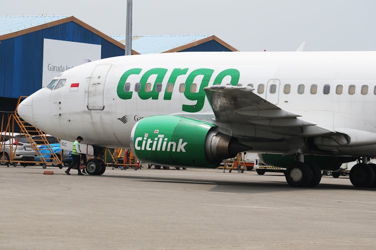 Cargo Jet At Airport