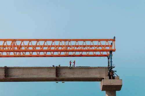 Workers on a Construction Site 