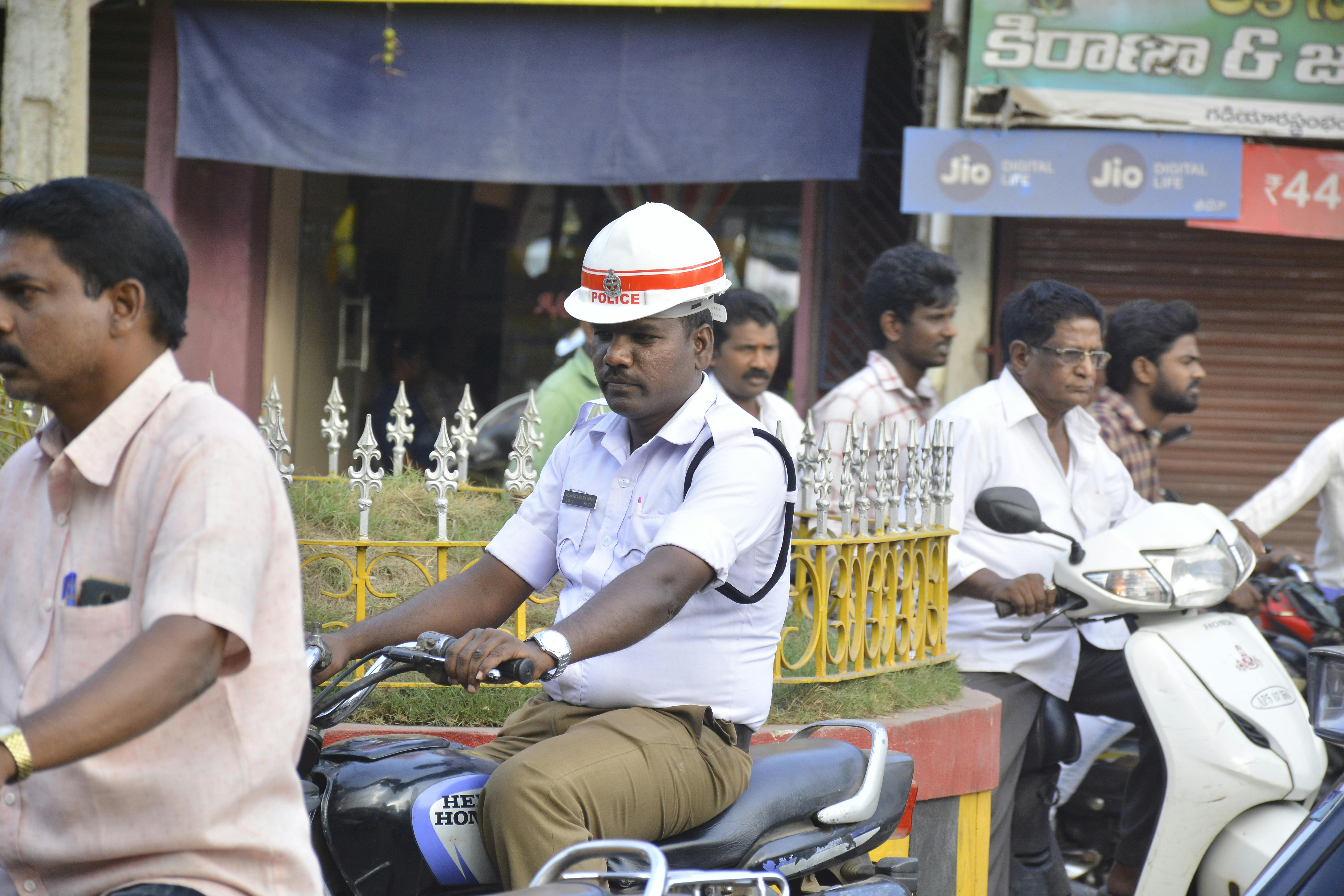 Free stock photo of indian police