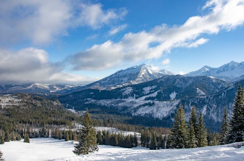 Бесплатное стоковое фото с горы, живописный, зима