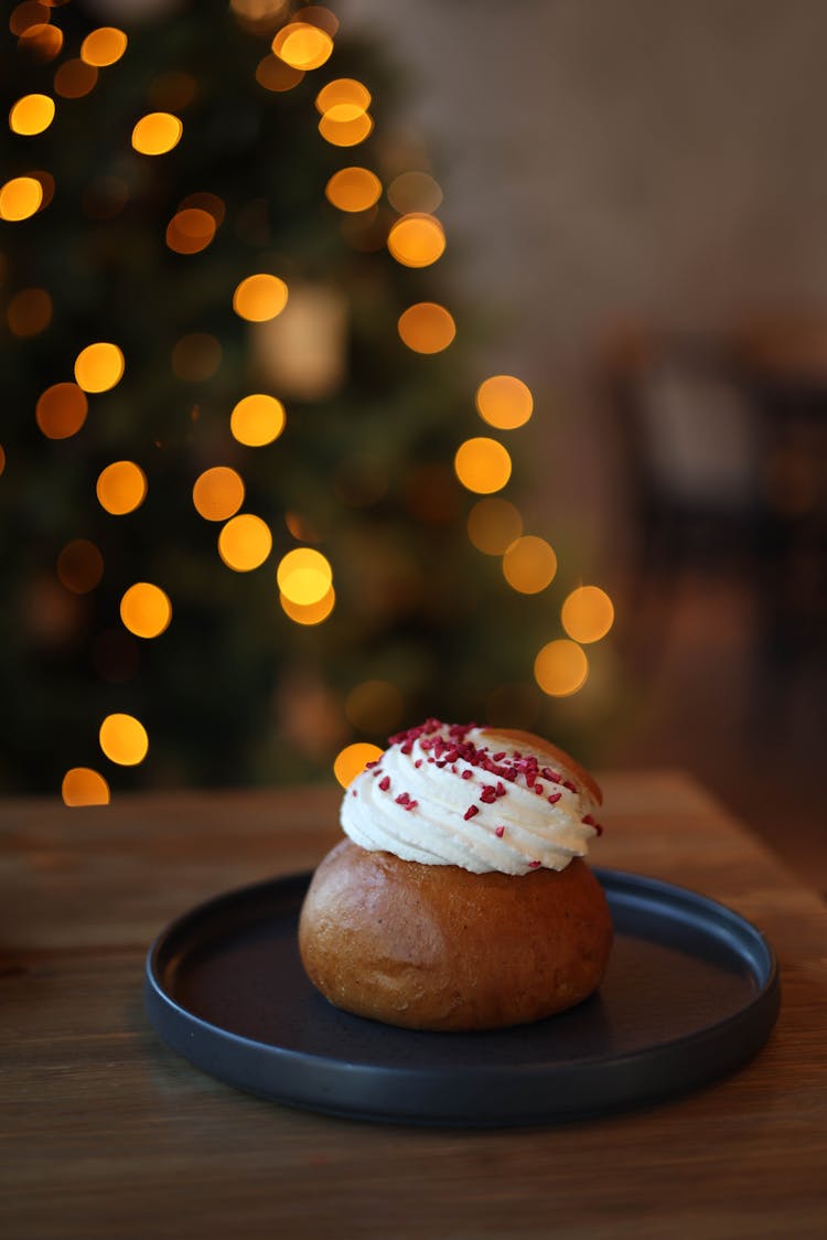 Traditional Cardamom Bun In Christmas Time