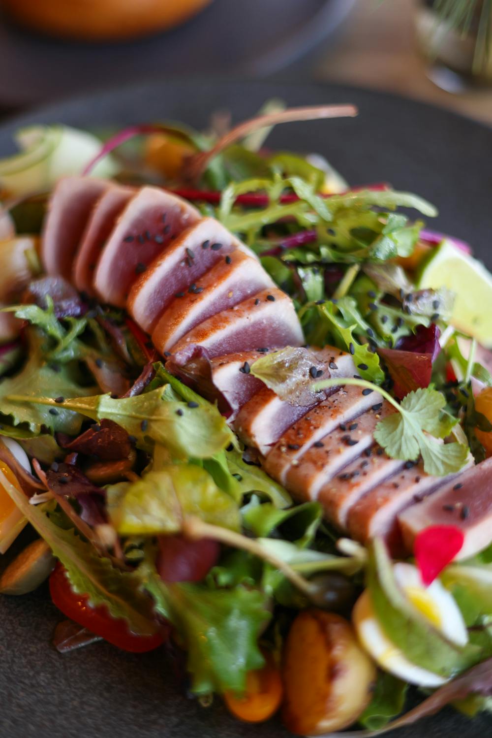 Asian Pear Salad with Sesame Dressing Asian Pear Salad with Sesame Dressing