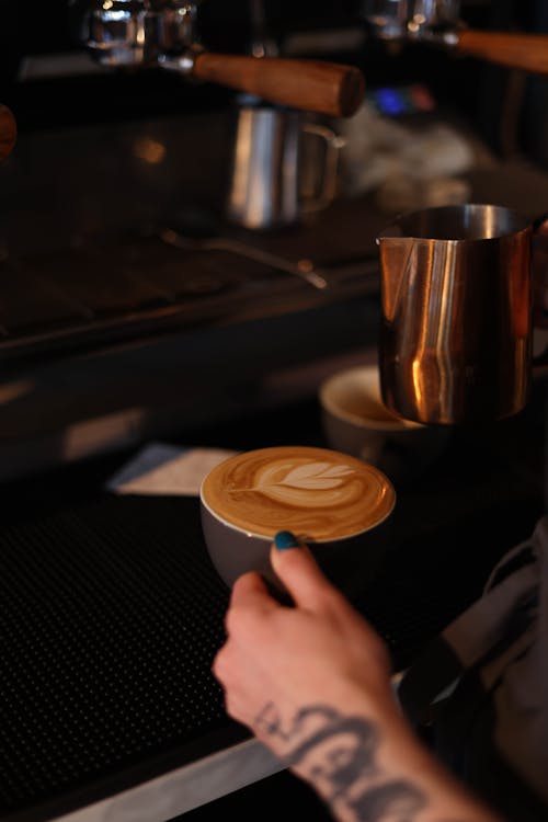 Woman Hand Holding Coffee Cup