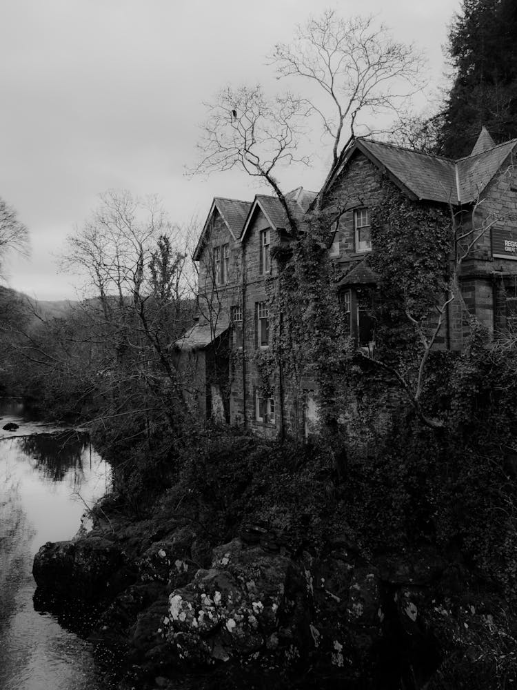 Old House By River