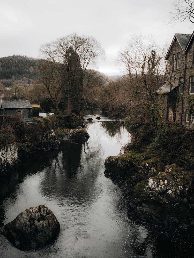 Old House By River