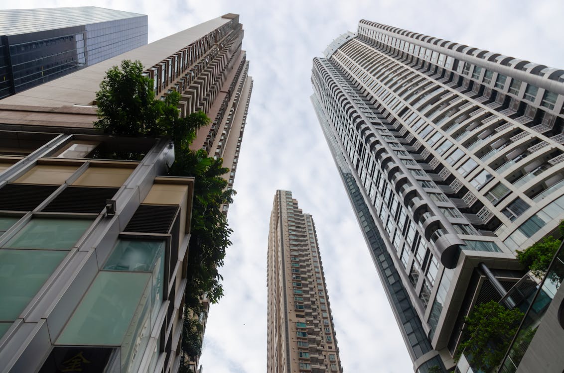 Skyscrapers in Downtown of Hong Kong