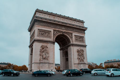 Free stock photo of arc de triomphe, france, paris Stock Photo