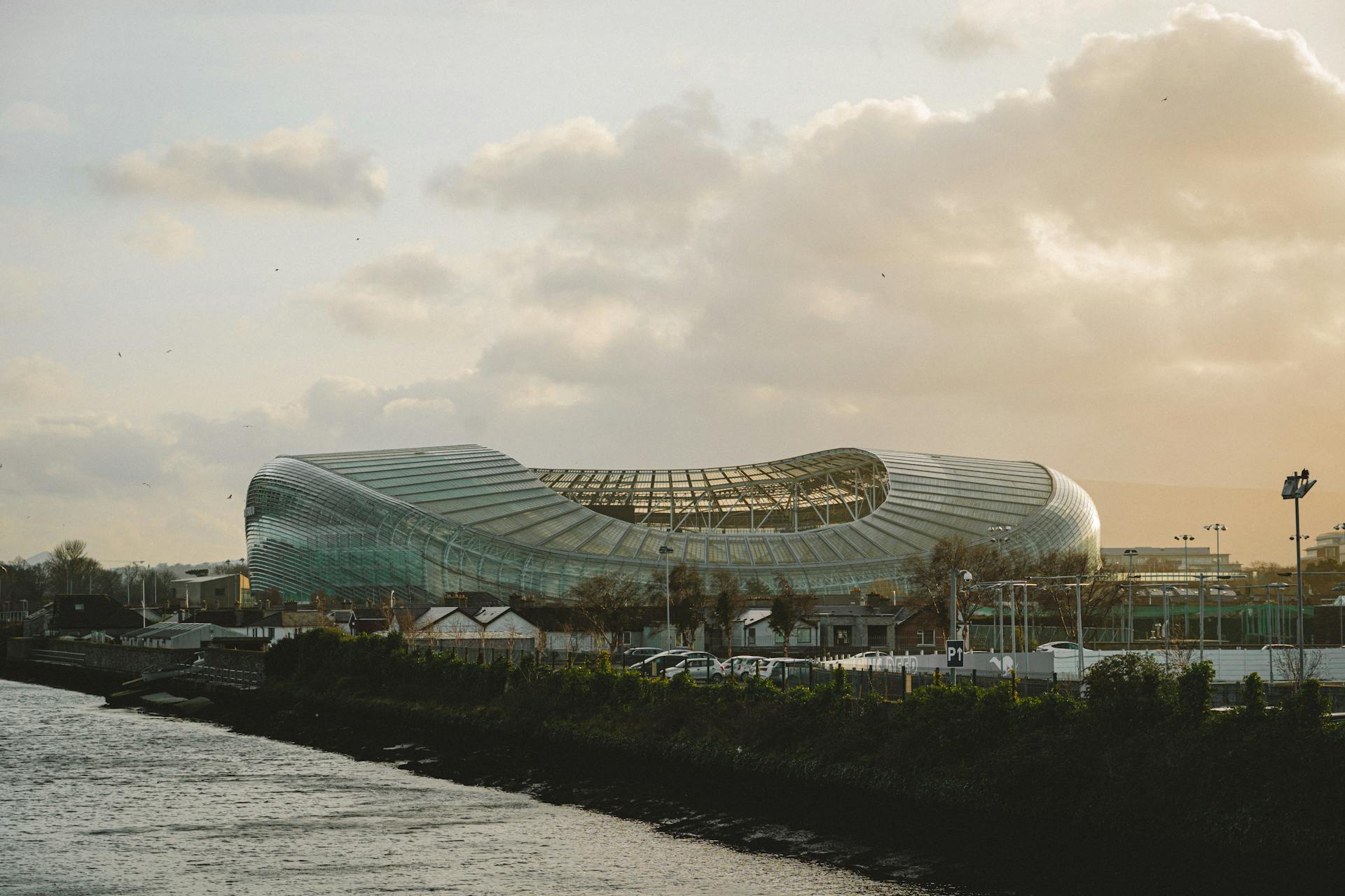 Stadium by the River in Dublin