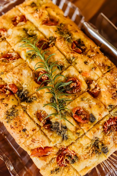 Focaccia with Tomatoes 