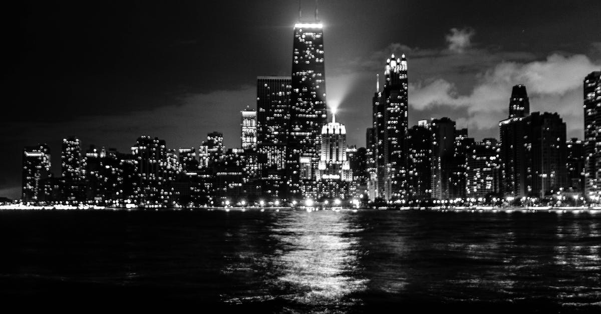 Free stock photo of black and white, chicago, city