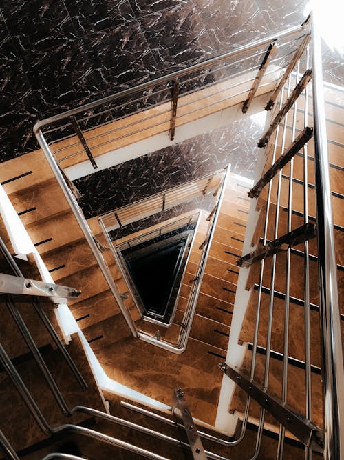 三角樓梯, 俯視圖, 內部 的 免費圖庫相片