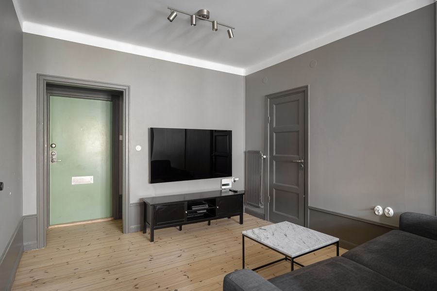 Floating TV cabinet for small living room