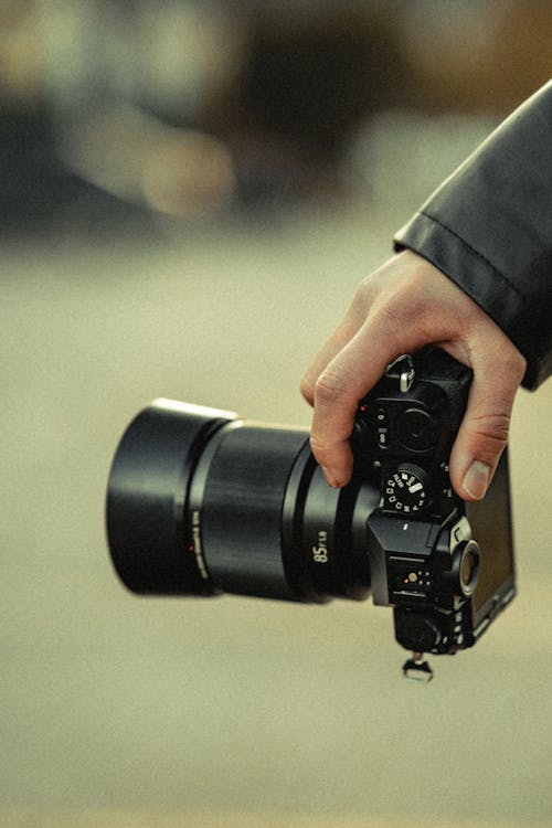 Man Holding a Camera 