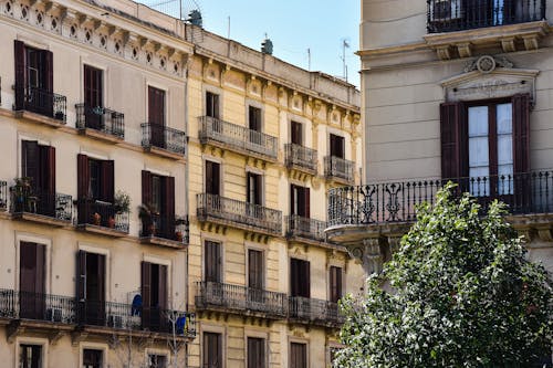 Imagine de stoc gratuită din apartamente, balcoane, Barcelona