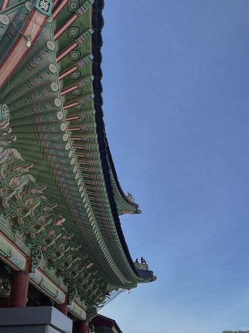 Kostnadsfri bild av arkitektonisk design, forntida arkitektur, gyeongbokgung