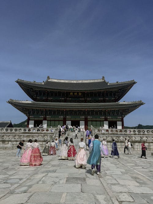 Kostnadsfri bild av gyeongbokgung slott, hanbok, korea