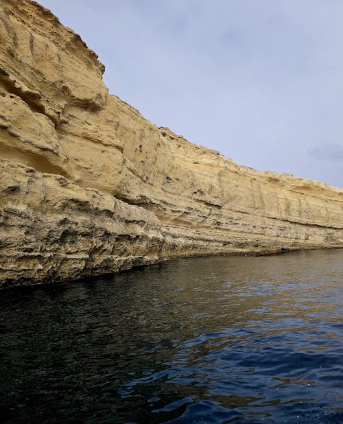 Barren Cliff on Sea Shore