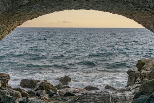 アーチ, 岩, 岸の無料の写真素材
