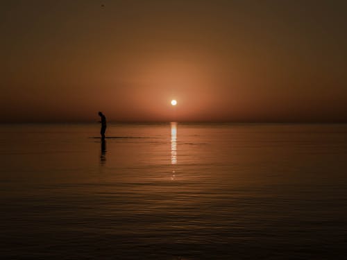 Бесплатное стоковое фото с берег, вода, закат