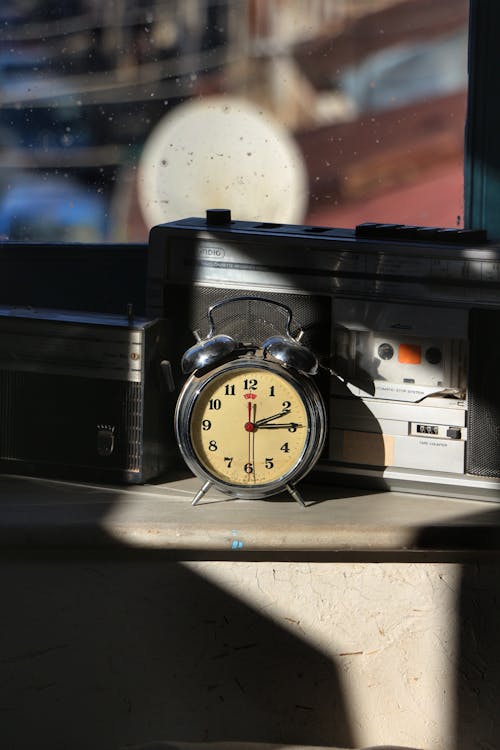 Alarm Clock and Vintage Radios