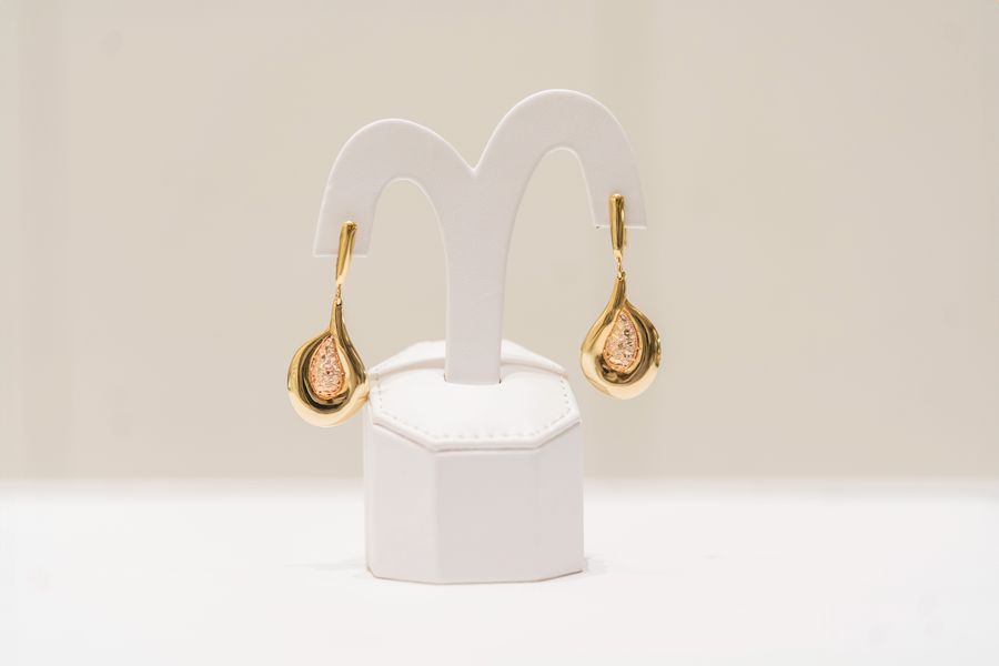 Pendientes “Gota” de cristal facetado