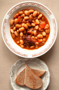 Bean With Meat Soup