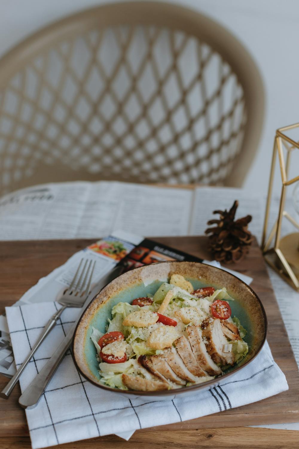 Blackened Chicken Caesar Salad