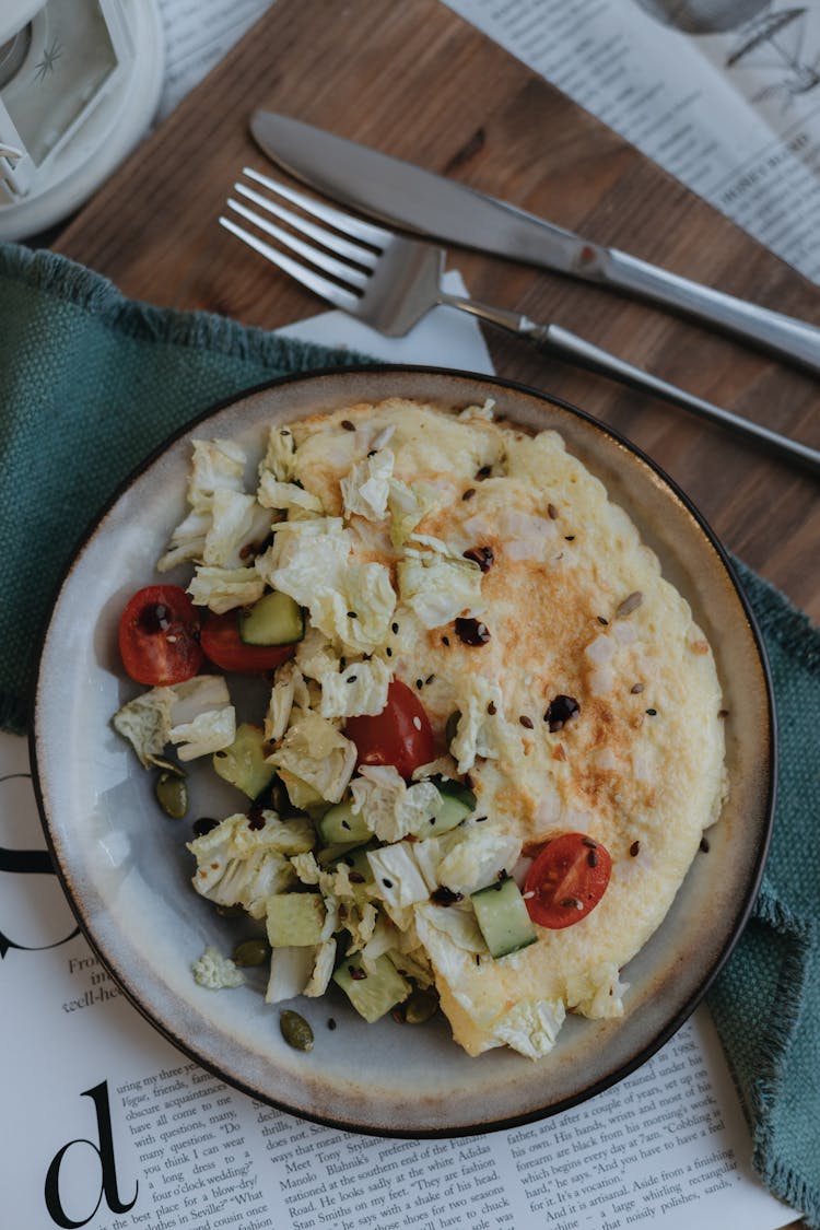 Salad On Plate