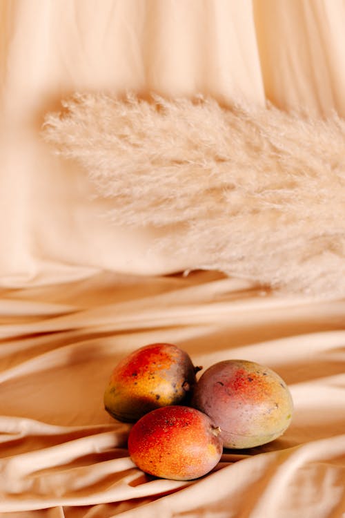 Fruit on Yellow Background