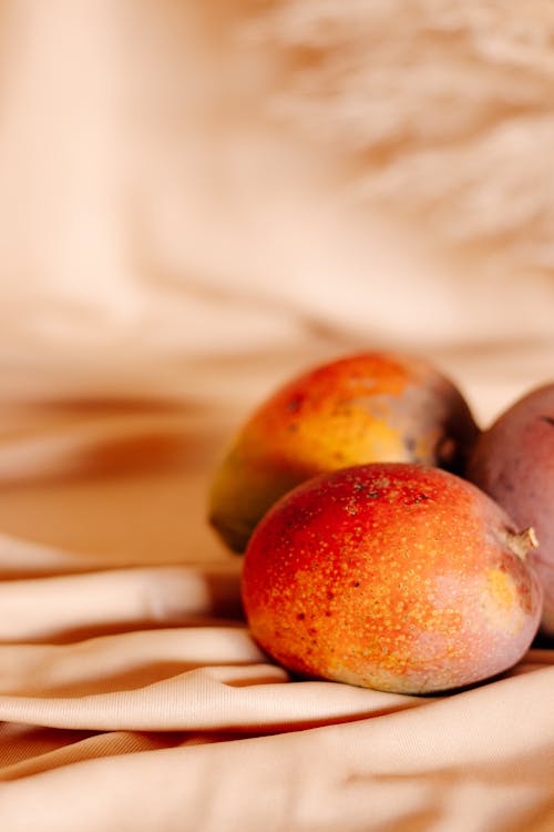 Fruit on Yellow Background