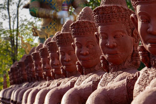 Row of Buddha Statues
