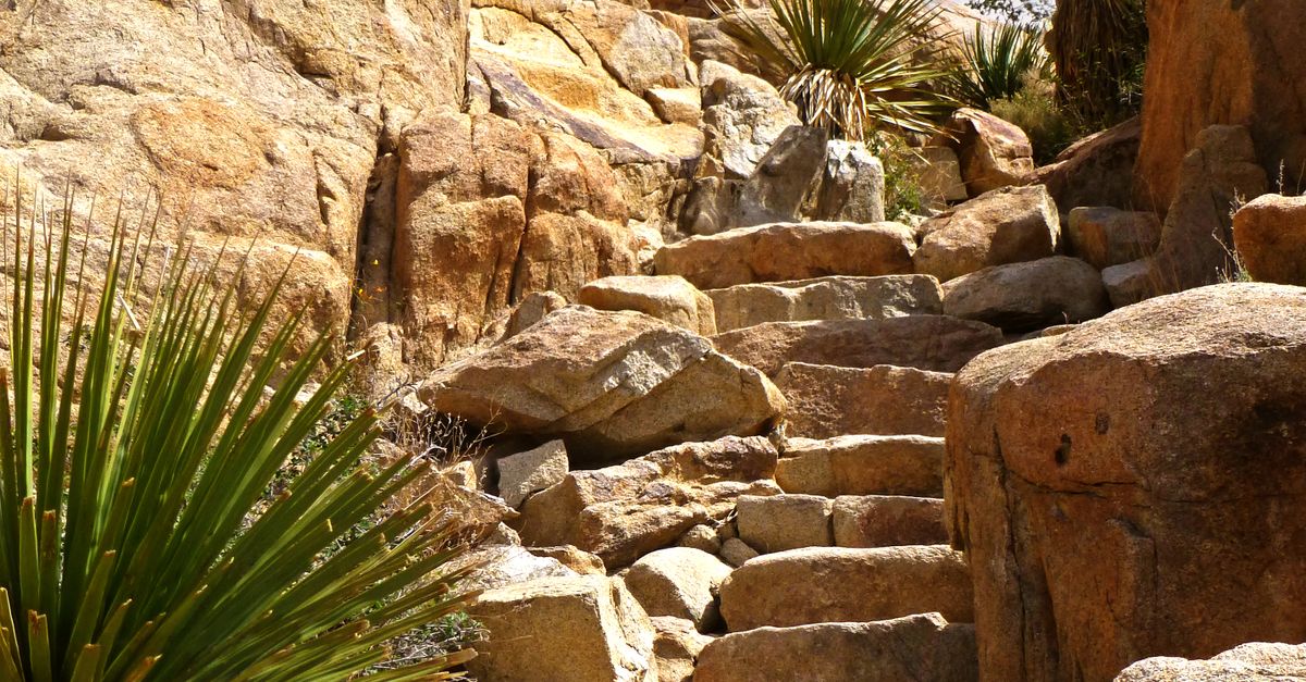 Footpath and Stone Stairs among Rocks · Free Stock Photo