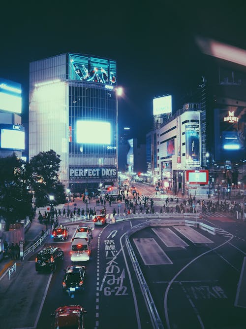 Foto stok gratis bangunan, jalan-jalan kota, Jepang