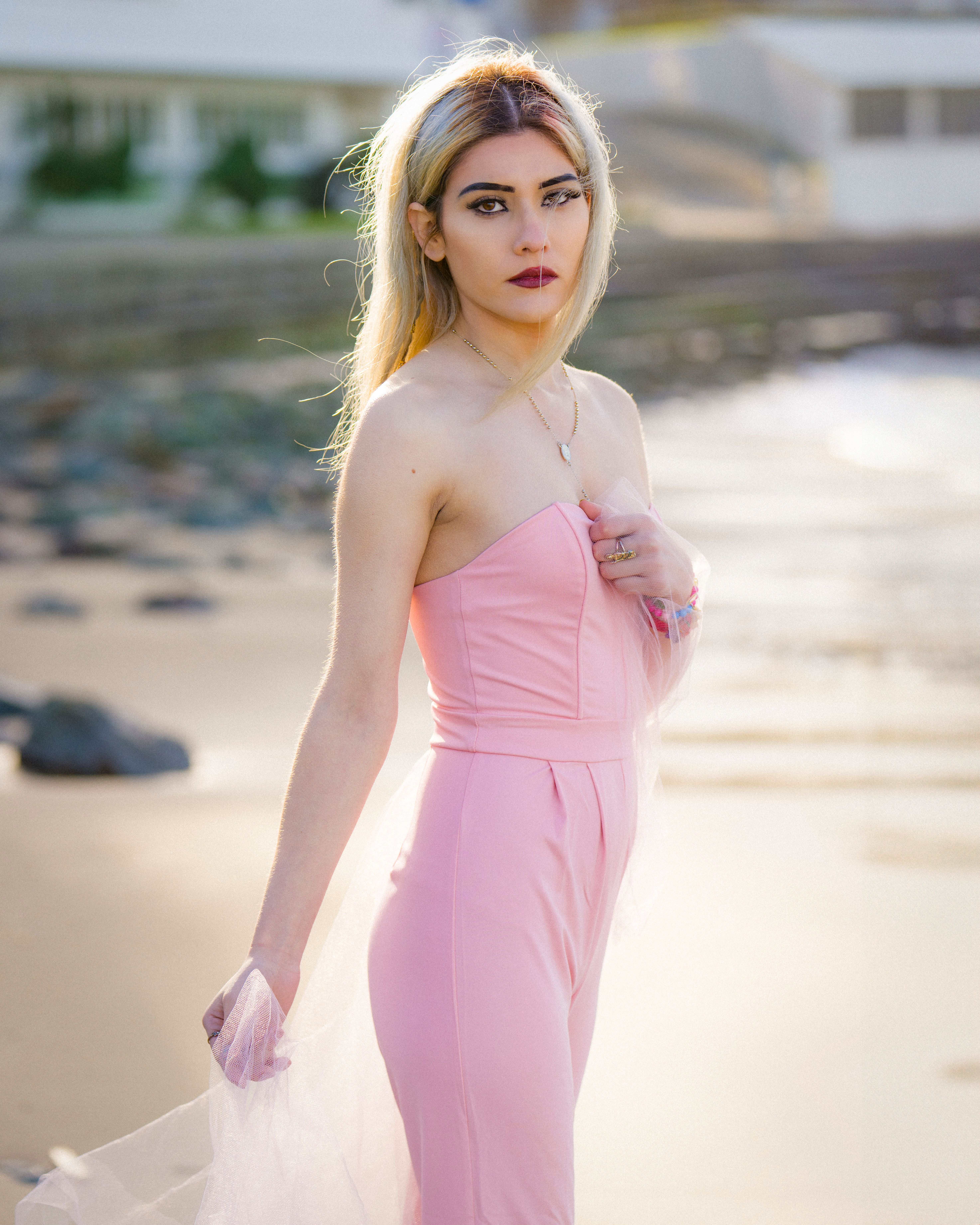 gdp pink dress blonde Gdp Pink Dress