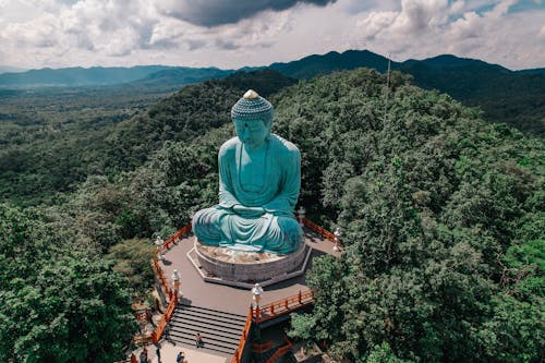 Immagine gratuita di buddha, buddista, fotografia aerea