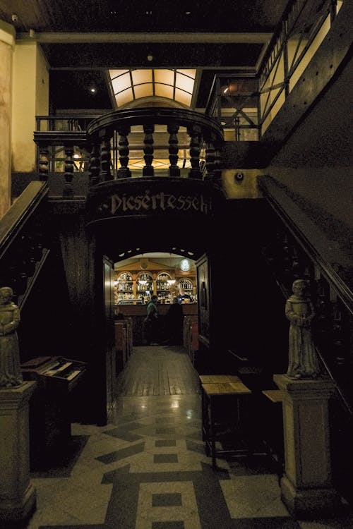 Interior of the Humbak Borkapolna Pub in Budapest