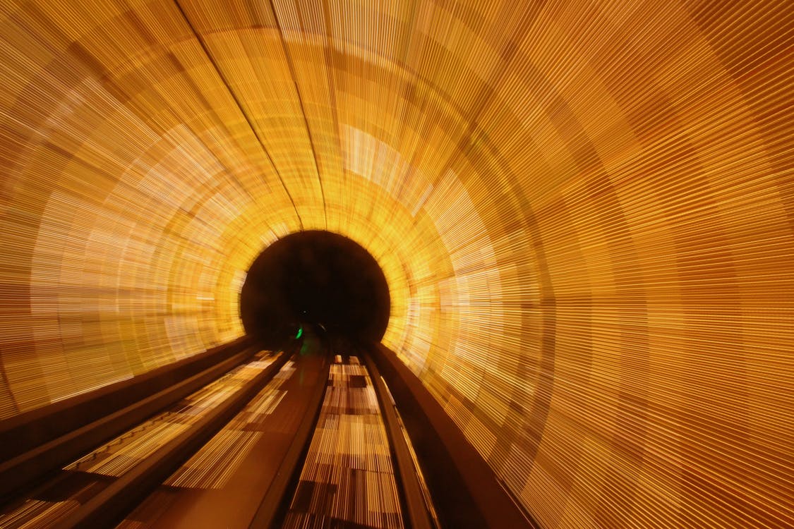 Free Brown Tunnel Stock Photo