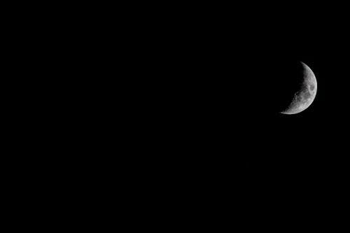 Бесплатное стоковое фото с Астрономия, космос, лунная фотография