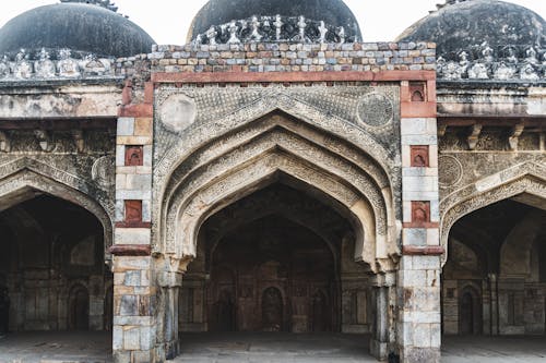 Bara Gumbad Mosque in Delhi, India