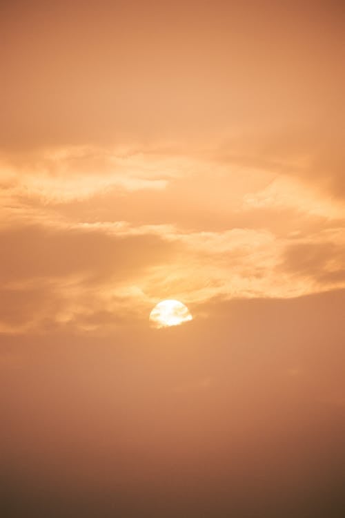 Immagine gratuita di cielo giallo, cloud, fotografia aerea