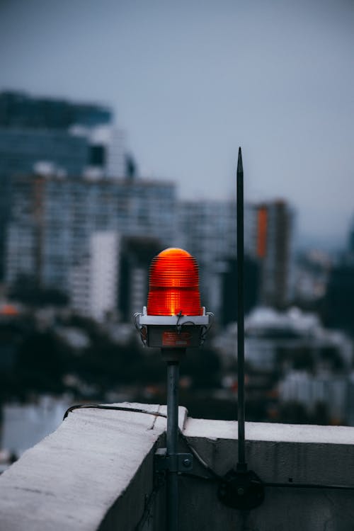 Red Light on a Roof