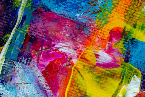 Peinture Abstraite Multicolore