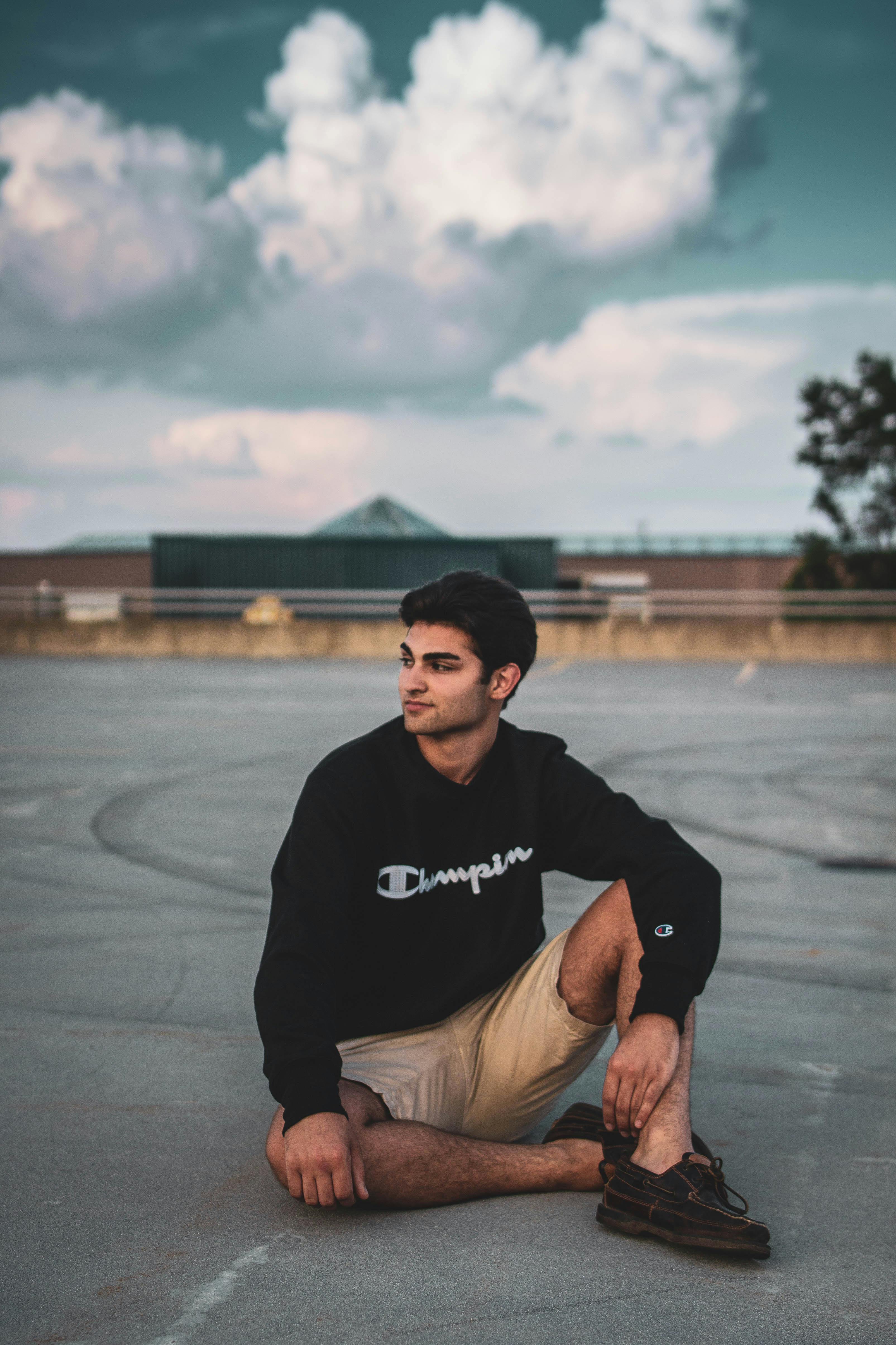 Free stock photo of clouds, model, parking area