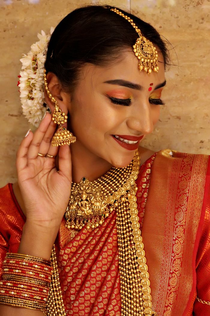 South Indian bridal makeup