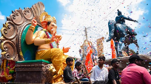 Ganesha Statue at Festival