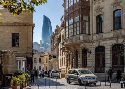 Flame Skyscrapers in Baku