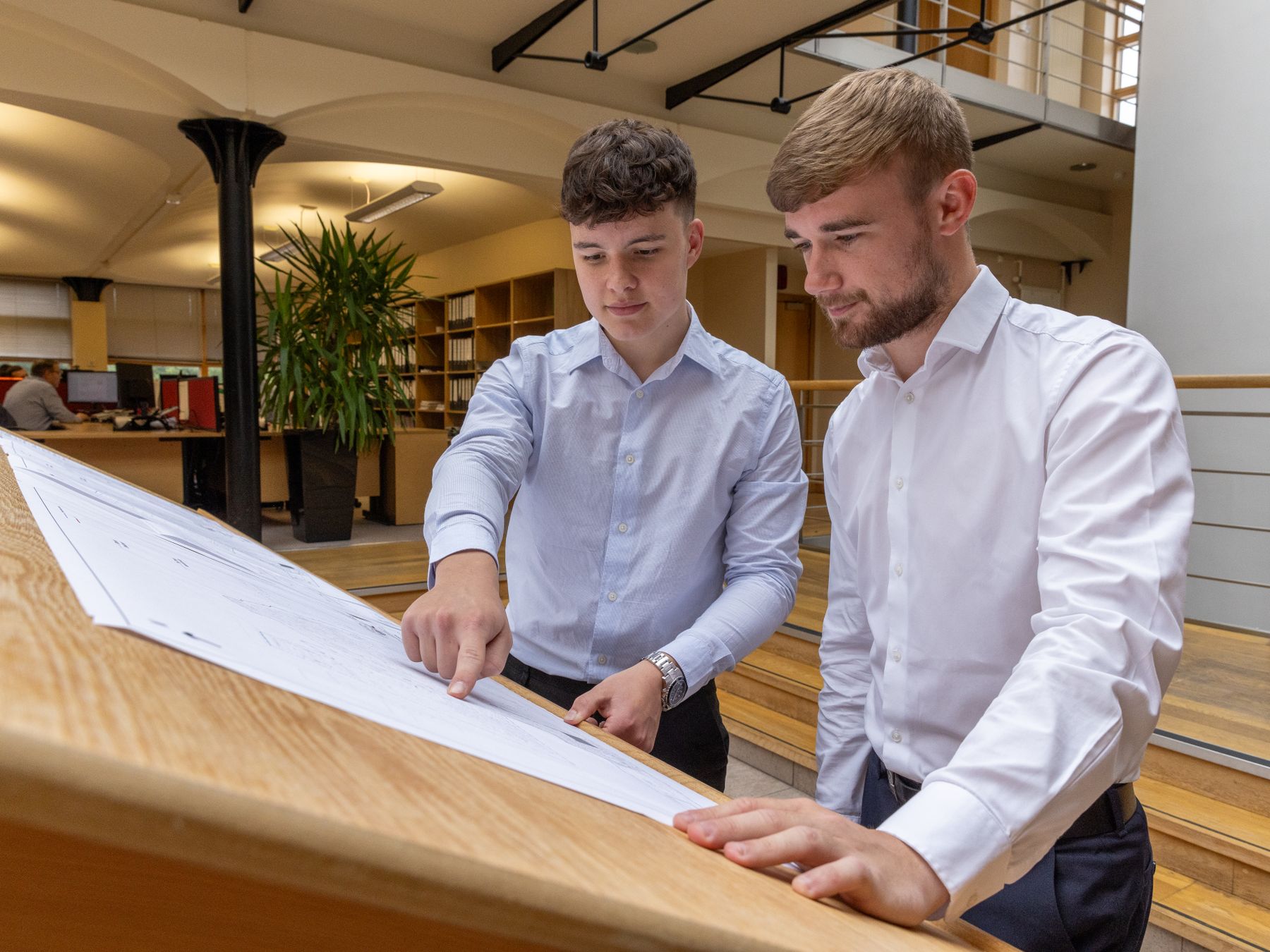 Longhope — office relocation team moving desks and equipment