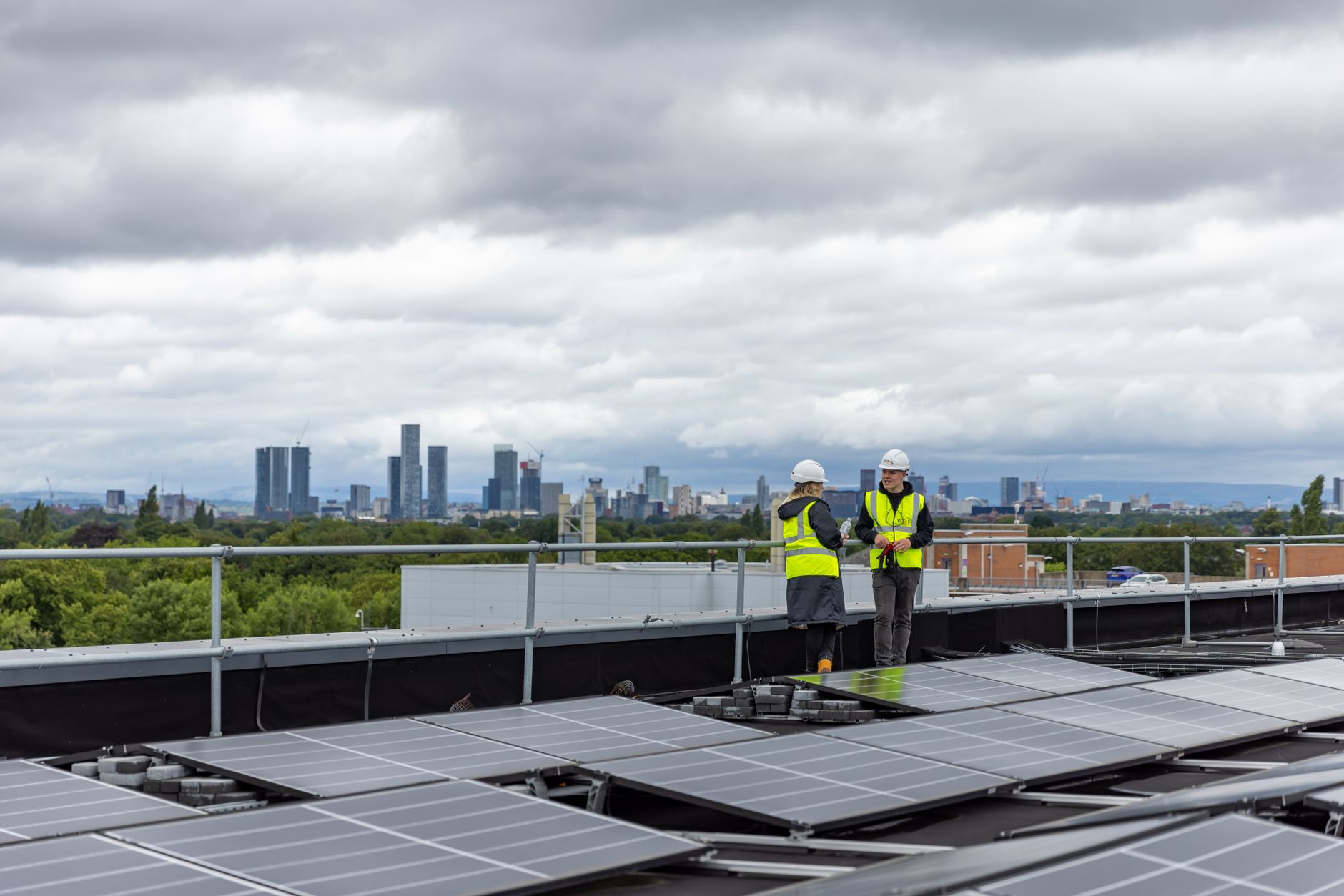 Photovoltaikanlage auf einem mittelständischen Produktionsbetrieb